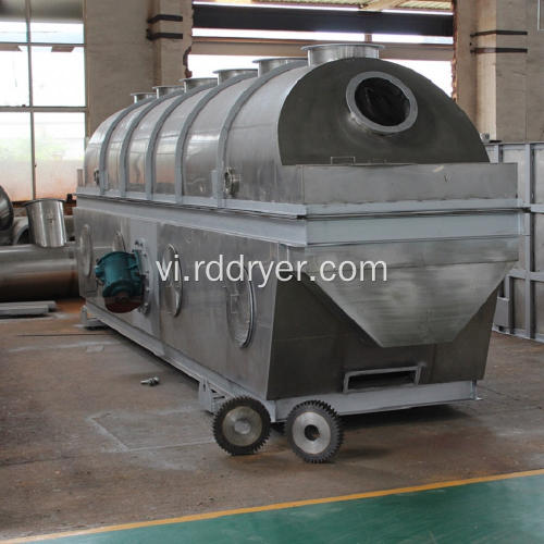 Rectilinear rung Fluidized giường máy sấy